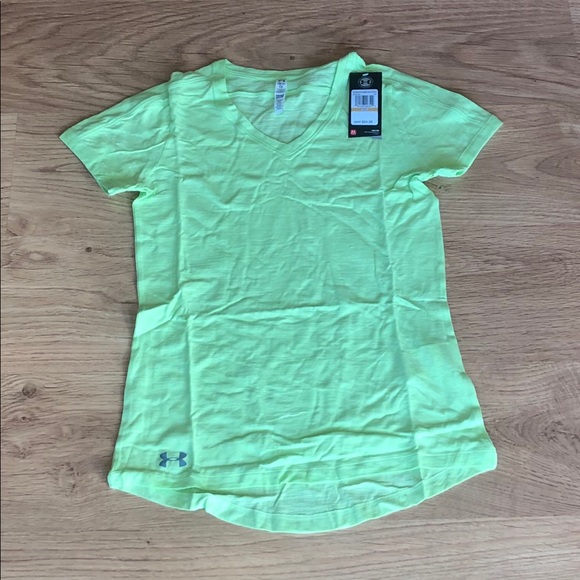 👟 UA Team Stadium S/S T-Shirt, Highlighter, S - Picture 1 of 5